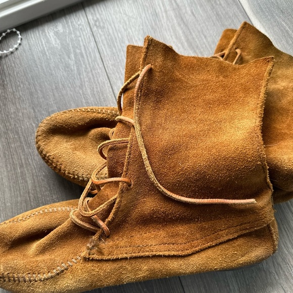 Aldo Tan Suede Moccasin Shoes - Picture 5 of 6